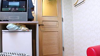 Asian Mom In White Top Pulls Out Her Big Boobs