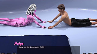 Stranded in Space - Sexy Yoga with Ai Robot