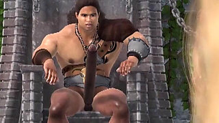 The last island of the savages. Tribal chief fucking young blonde