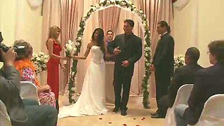 Sexy latin stud and blonde babe wedding site: Doggy, Cowgirl  Spooning Porn