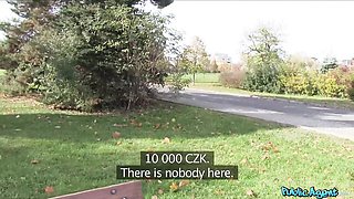 Small tits video with graceful Tarzan from Public Agent