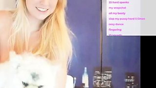 Blonde teen Sierras first erotic masturbation video