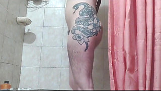 Bathing in a Cold Day