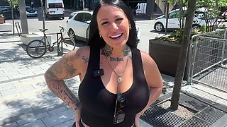 Fanny - Busty Goth Slut In Her First Porn Casting