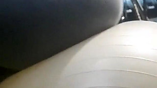 Horny Girl Squirt Naked at the Gym