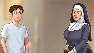 Sultry mom and sexy neighbor in steamy anime affair