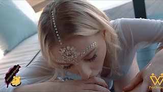 Slim elf Melody loves a hard cock inside