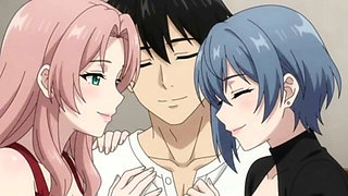 Birthday Surprise Threesome Girlfriend Brings a Friend as special gift