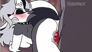 Helluva Boss Hentai - Loona & Millie Furry Lesbian Sex - Creampie & Doggystyle Compilation