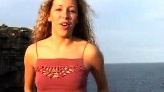 Amateur real small titted party teen slammed in gym class