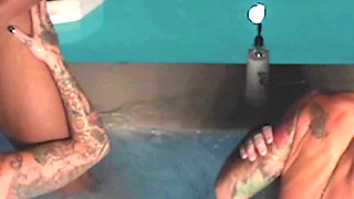 Hot Tub Orgy W/ Deliah Grace & Nikki Zee