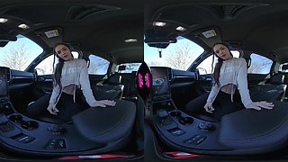 Yessica Pussy Masturbation In The Car