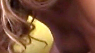 Blonde Teen on Vacation Seduced by Big Titted Girl During Casting