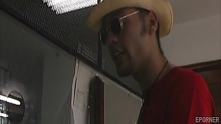 Ebony preggo Alicia hot gangbang video