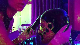 Dildo toy pleasures for amateur asian pussy