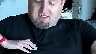 Stepdad fucks blonde skinny teen Eli Tetona at the lost place and gives her cumshot