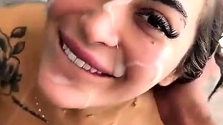 Amateur girl blowjob cumshot for cash 03
