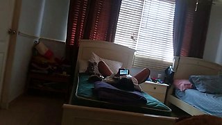 Horny Asian Student Masturbates After School