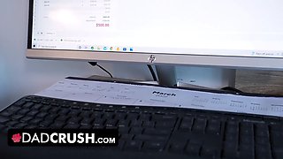 Dadcrush - sneaky Little Bitch Lilith Grace gets a spanking sesh for being disobedient