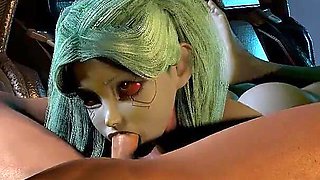 Rebecca Sucking Dick in the Car Cyberpunk Edgerunners