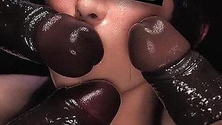 Slutty Big Ass Latina Destroyed in Wild BBC Orgy Nonstop Hardcore Rough Fucking