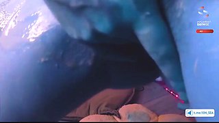 Tattooed Blue Slut With Huge Tits Gets Fucked Hard by Machine