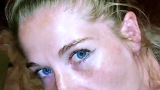 Blonde amateur milf does anal on pov camera 21