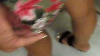 Hot MILF Stranger Grabs & Rubs My Hard Dick Through Shorts on Crowded Train