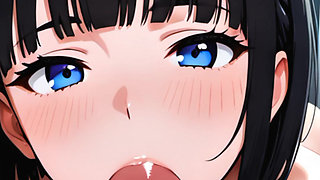 Prison Heat: Gorgeous Hentai Inmate Gives a Deep, Wild Blowjob (Part 2)