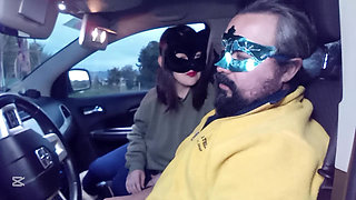 Face slapping in the Car