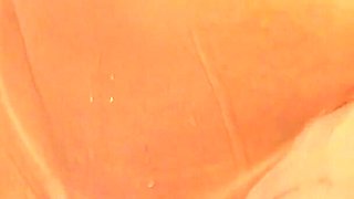 Euro Babe Fingers Wet Pussy in the Shower
