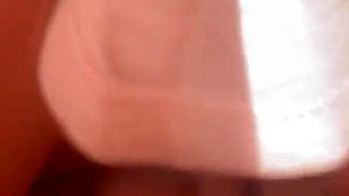 Wow! Orgasm in the Bus. When the Ride Is Enjoyable. Red Pussy Under Skirt