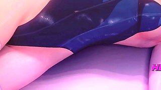 Hentai - Blue-Eyed Tease Handjob and Wet Suck