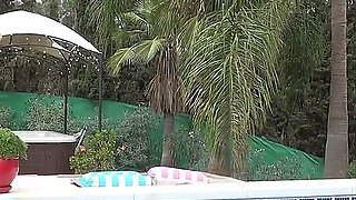 AuntJudysXXX - Busty Mature BBW Star Seduces the Pool Boy