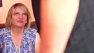 The neighbors visit Helga for a coffee party and then fuck a bit