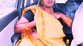 Villege maid car sex Telugu dirty talks.