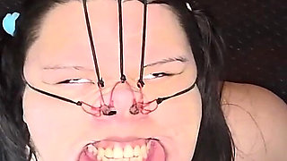 I Have a Big Ball in My Asshole While He Fucks Me, Humiliates Me, Cums and Pisses on My Face