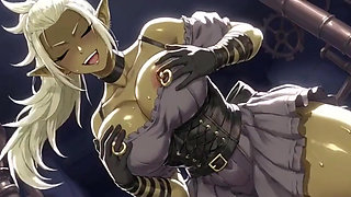 Anime Lovely Cute Orc Boobs, Ai Animation