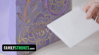 Seducing our fresh step daughter into a contorted, prohibited threesome - familystrokes ft. Bridgette B & Vanna Bardot