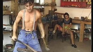 She Takes off Her Panties and Gets Fucked at Work by Big Dick