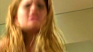 Blonde MILF Drains Thick Cock in Steamy Shower