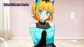 Spanish Audio Roleplay JOI. Memcho wants to record with you. Don't cum until she asks you to!