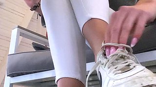 Blonde Teen Solo Masturbating On Webcam