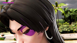 Psylocke & Venom Monster Cock Huge Cum ( Parody )