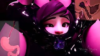 Big Booty Asian BBW Mei Bondage Corruption Full Video - BDSM Gagged & Restrained Hentai