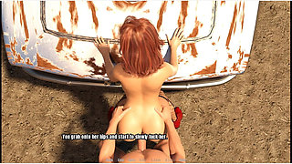 Grandma's House Gameplay MILF Fucked on the Car