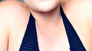 Big boobs milf masturbates with her dildo
