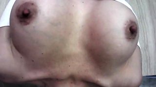 Bound and gagged MILF in pantyhose gets a rough mouth fuck
