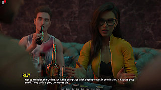 Dominos Beach 24 - John Faces a Fun Choice with Riley or Christy