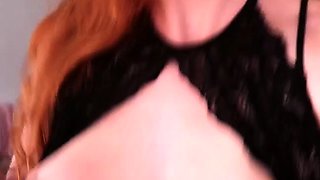 Pregnant Redhead Webcam Masturbation